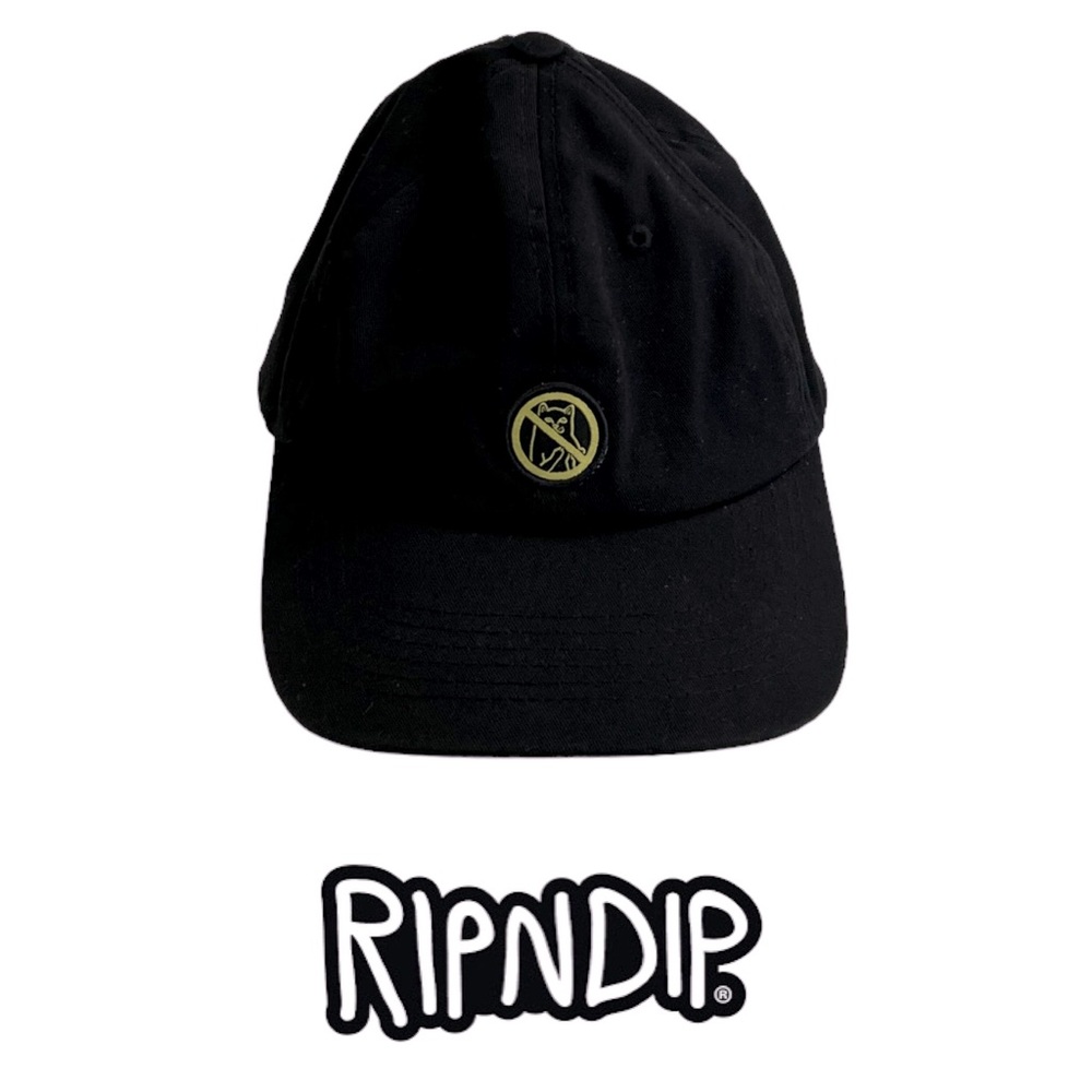 RIPNDIP Friends Forever Cap in burgundy